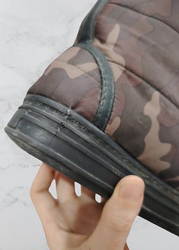 unisex Kamuflaj desenli sıcak tutan kar botu - Görsel 9