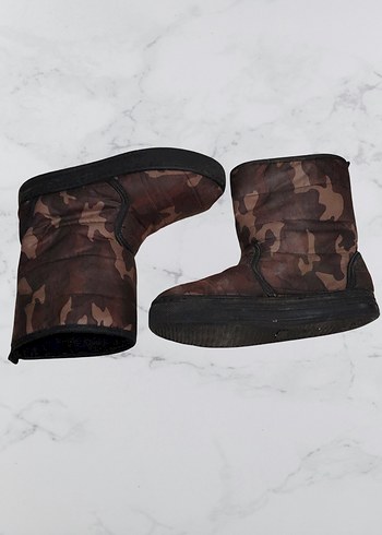 unisex Kamuflaj desenli sıcak tutan kar botu - Görsel 5