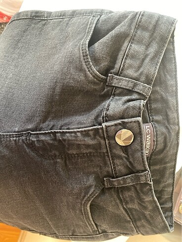 7 Yaş Beden siyah Renk Kız çocuk pantalon