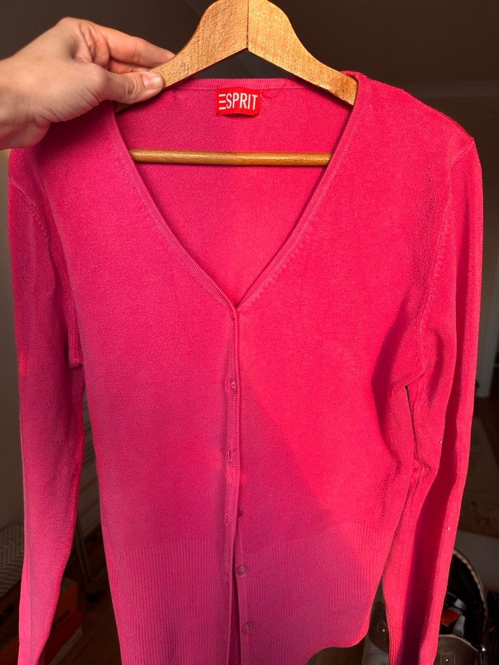 Esprit karın m beden pembe hırka - Görsel 3
