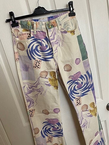 Zara Zara desenli pantolon