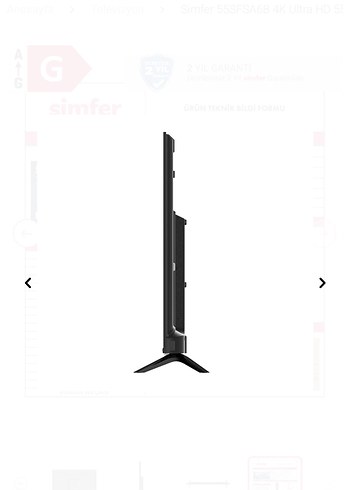 Simfer 55SFSA6B 4K Ultra HD 55" 140 Ekran Android TV - Görsel 6