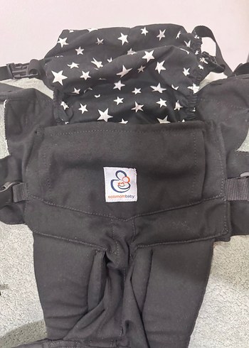  Beden siyah Renk Solomombaby siyah kanguru/bebek taşıyıcı (0-4 yaş / 3,5 -20 kg)