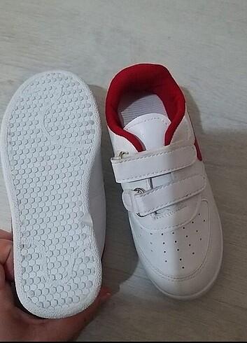 28 Beden beyaz Renk Beyaz çocuk spor ayakkabı