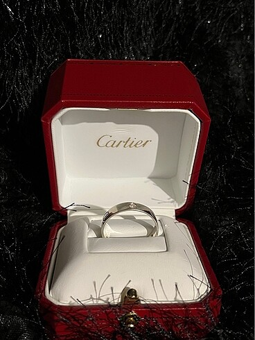 Cartier Love model gümüş yüzük