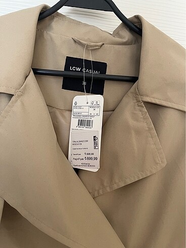 36 Beden camel Renk LC Waikiki trençkot