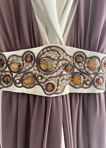 İşlemeli Abiye Elbise - Görsel 3