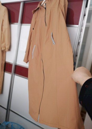 Zara Kadın Bej Uzun Kemerli Trençkot