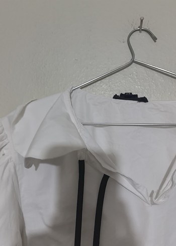 xl Beden Beyaz Mini Kadın Gömlek