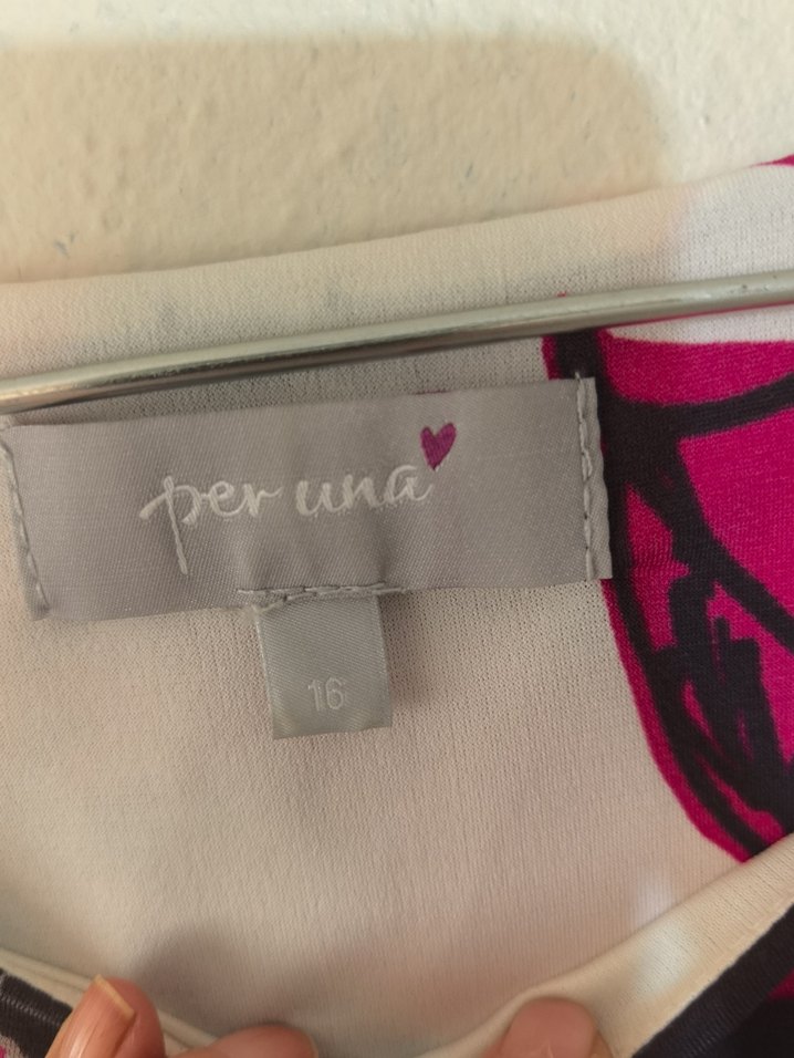 Pembe Batik Desenli midi elbise - Görsel 3