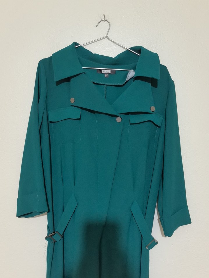 Yeşil, Kuşaklı, Uzun Kadın tulum - Görsel 2