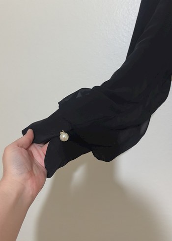 Kadın Siyah Bluz - Görsel 2