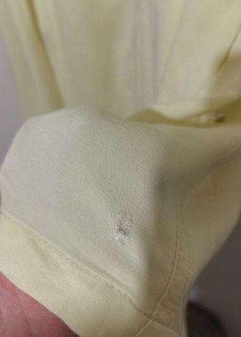 Sarı Uzun pamuklu Ceket - Görsel 6