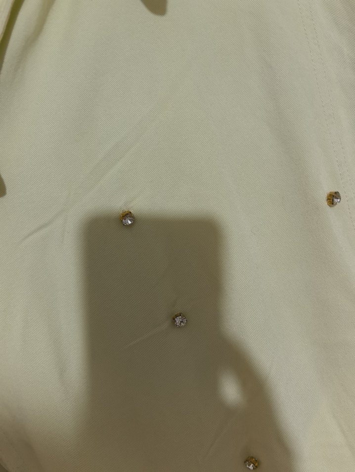 Sarı Uzun pamuklu Ceket - Görsel 2