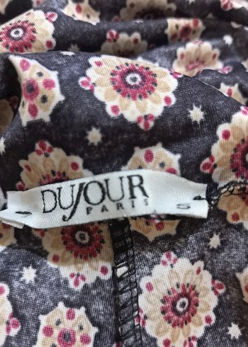 Kadın Kahverengi Bağlamalı Desenli Askılı Tulum - Görsel 4