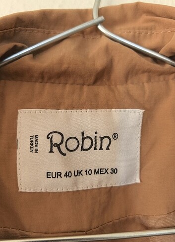 l Beden Robin 40 beden trençkot