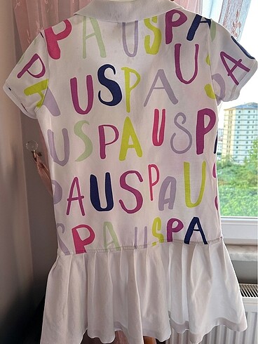 U.S Polo Assn. Kız çocuk us polo elbise