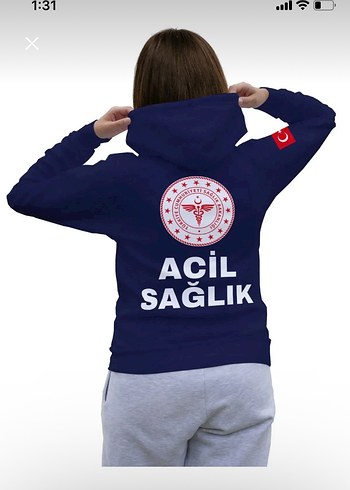 Diğer Kadın 112 Paramedik Forması Sweatshirt Hırka