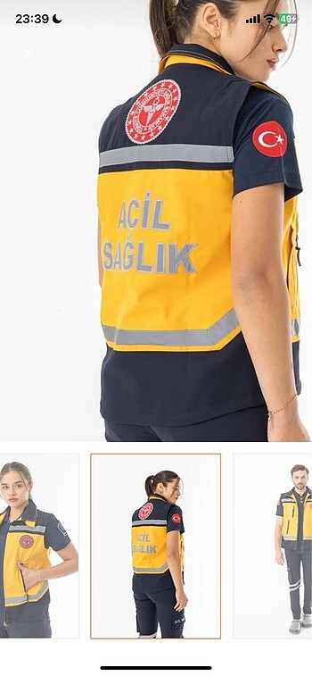 Diğer Paramedik Yelek Unisex
