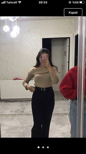 Zara S beden çok şık bir bluz