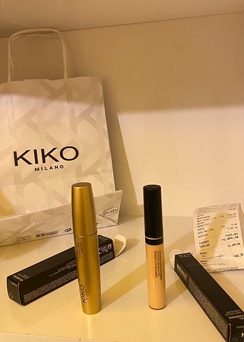 KIKO Milano Parlak Altın Maskara ve kapatıcı - Görsel 5