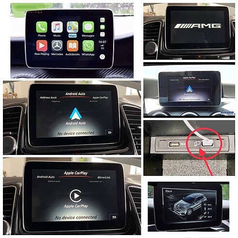 MERCEDES APPLE CARPLAY VE ANDROID AUTO