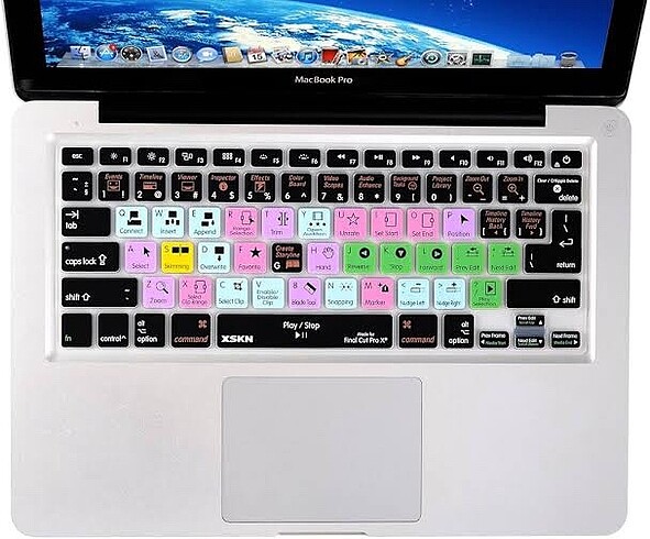 FinalCutProX, 2 klavye koruyucu klavye tek fiyata - Görsel 14