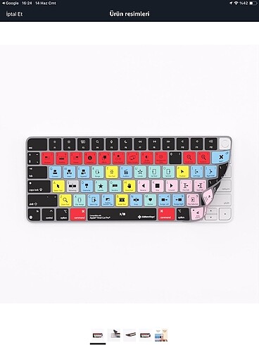 FinalCutProX, 2 klavye koruyucu klavye tek fiyata - Görsel 13