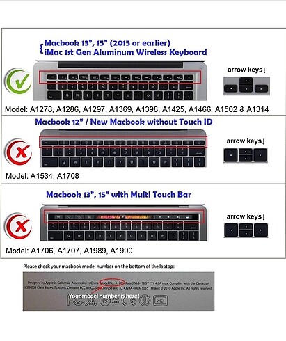 FinalCutProX, 2 klavye koruyucu klavye tek fiyata - Görsel 16