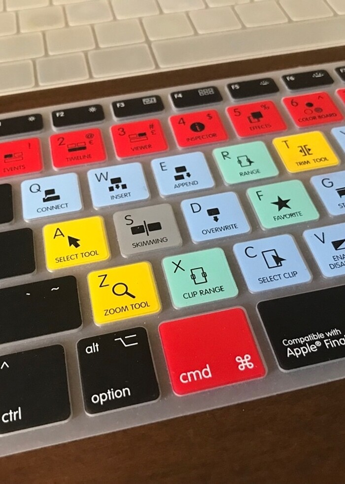 FinalCutProX, 2 klavye koruyucu klavye tek fiyata - Görsel 5