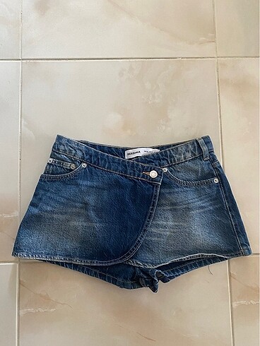 Bershka Bershka Denim Şort Etek