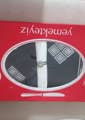 Yemek Sunum Seti- Beyaz ve Siyah