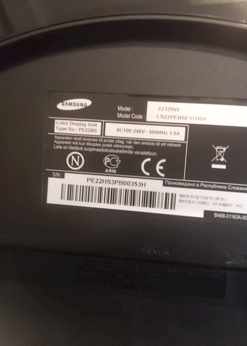 Siyah Samsung Monitör - Görsel 3