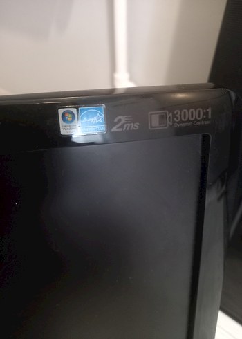 Siyah Samsung Monitör - Görsel 2