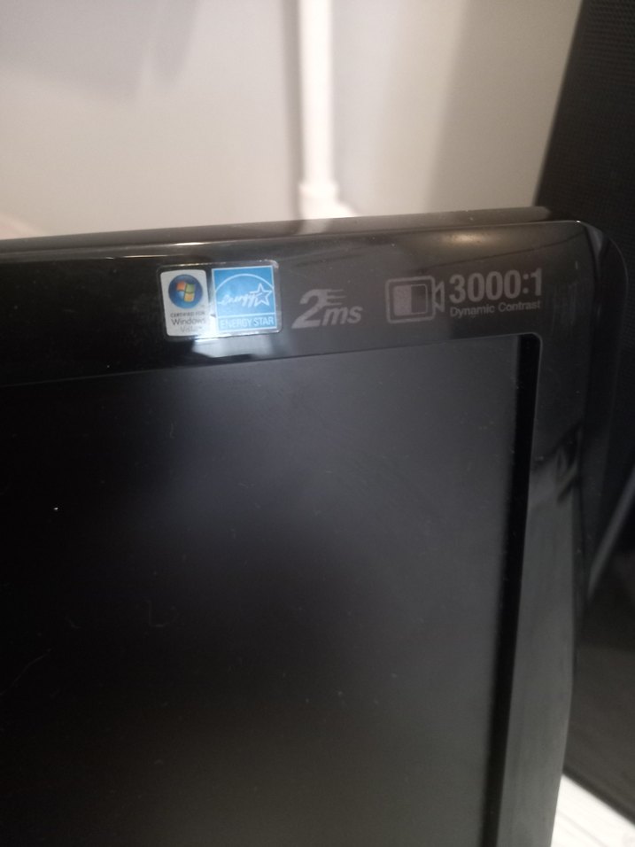 Siyah Samsung Monitör - Görsel 2