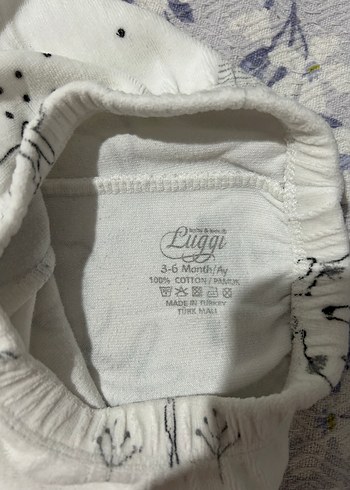 Beyaz Desenli Erkek Çocuk Rahat Pantolon - Görsel 3