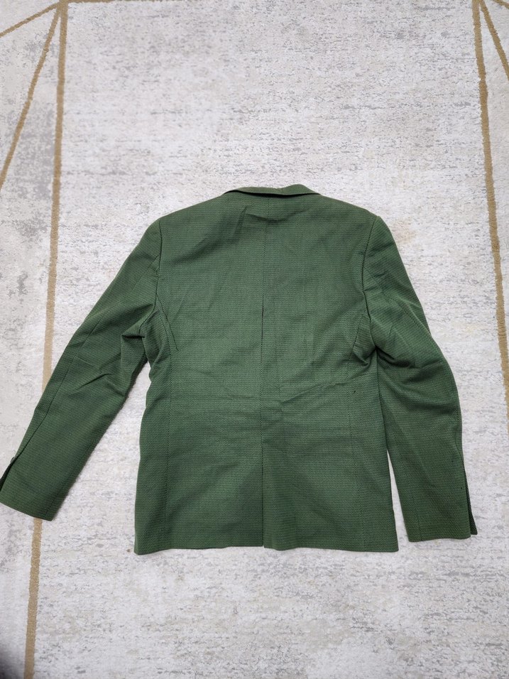 Yeşil Erkek Ceket, Düğmeli, Regular Fit - Görsel 2