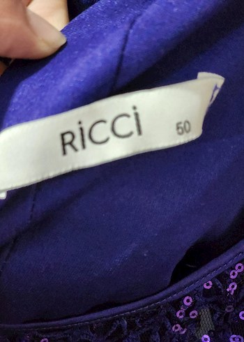 Parlak Lacivert Uzun Abiye Elbise - Görsel 3