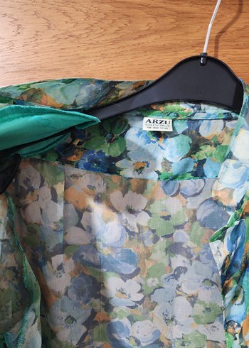 Bohem Uzun Kollu Çok Renkli Kadın Gömlek - Görsel 3