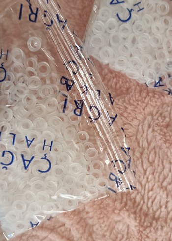 Beyaz Tırnak Dekorasyonu Halkaları - Görsel 7