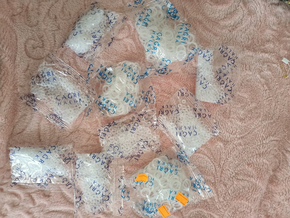 Beyaz Tırnak Dekorasyonu Halkaları - Görsel 5