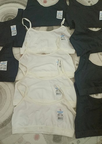 Baskılı Çocuk Atlet, Beyaz ve Koyu Renk - Görsel 2