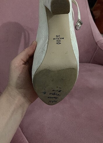 Diğer Yüksek topuk gelin ayakkabısı