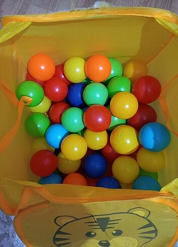 60 adet renkli top