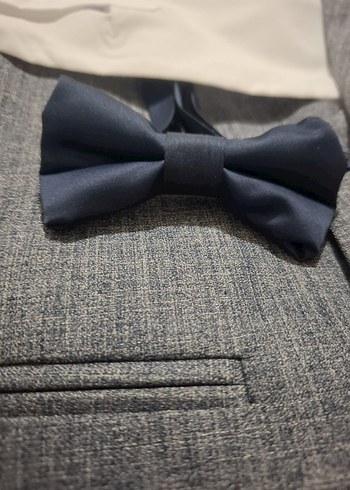 Düğünlük TAKIM  Ceket, Düğmeli , Pantolon,Yelek,Gömlek papyon - Görsel 5