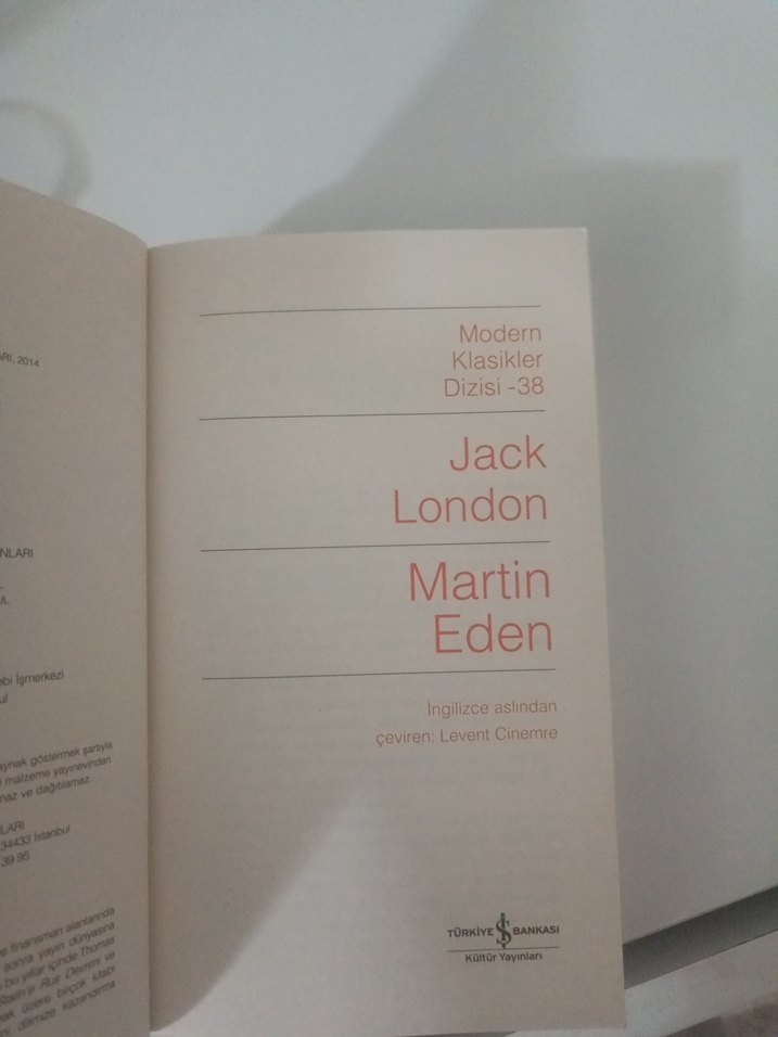 Martın Eden - Jack London - Görsel 3