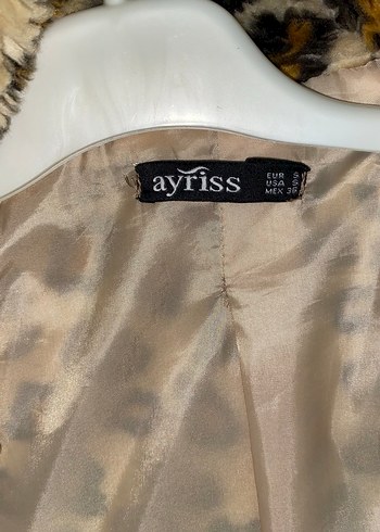 Leopar Desenli Kadın Suni Kürk Ceket - Görsel 3