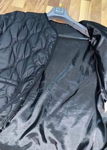 Düğmeli Siyah Kadın Ceket - Görsel 4