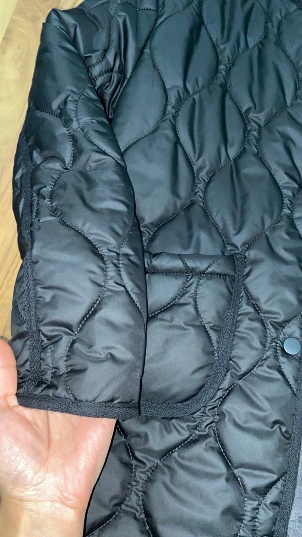 Düğmeli Siyah Kadın Ceket - Görsel 3