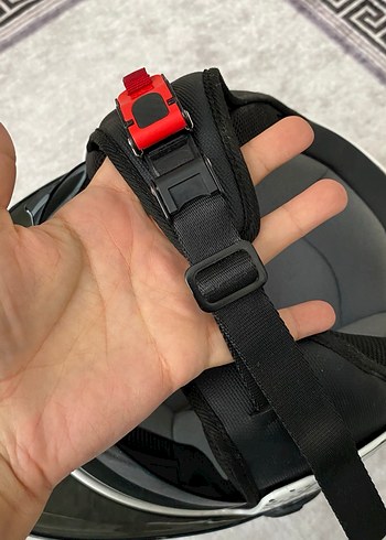 Renkli Desenli Parlak Metal Motosiklet Kaskı - Görsel 6